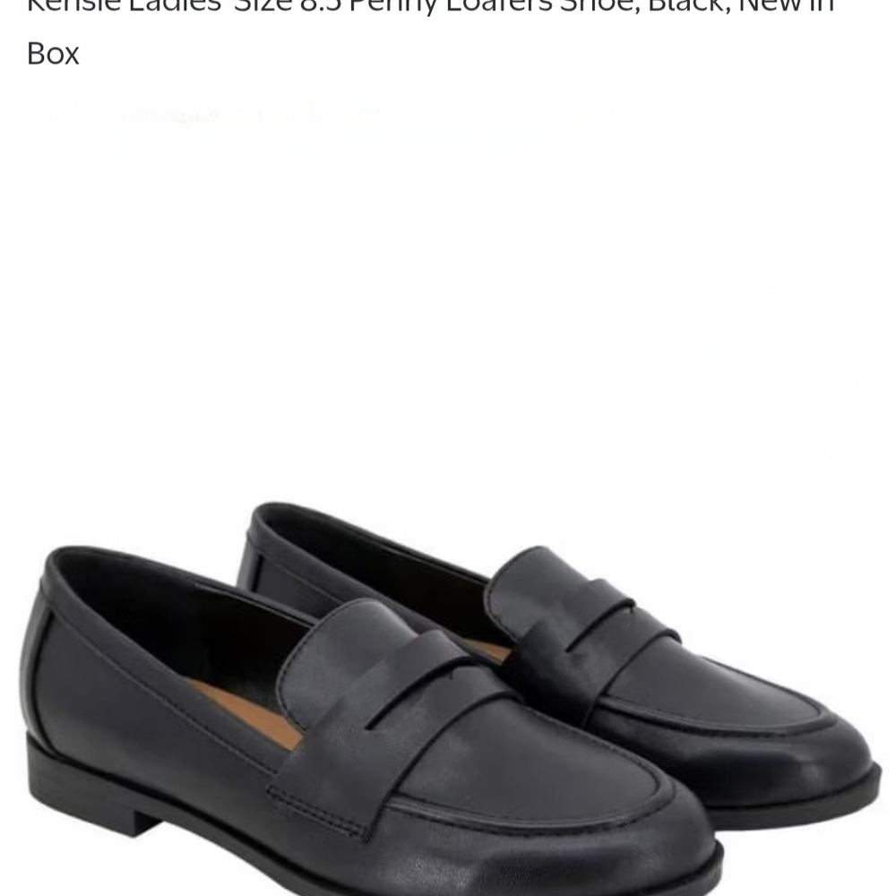 Kensie Classic Black Loafers